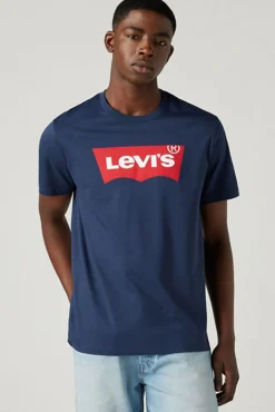 Levi's T-Shirts-T-shirt ® clássica com logótipo no meio Azul