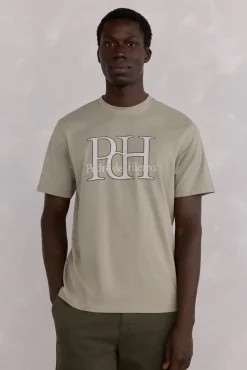 Pedro del Hierro T-Shirts-T-shirt logo Verde