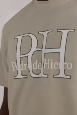 Pedro del Hierro T-Shirts-T-shirt logo Verde