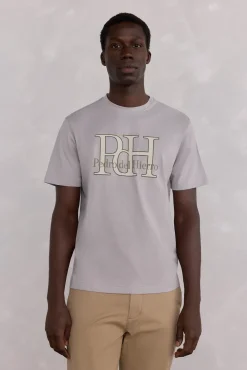 Pedro del Hierro T-Shirts-T-shirt logo Cizento