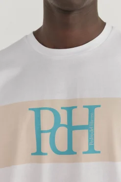 Pedro del Hierro T-Shirts-T-shirt logo Branco