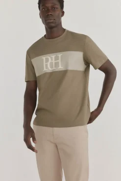 Pedro del Hierro T-Shirts-T-shirt logo Verde