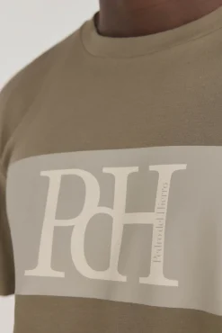 Pedro del Hierro T-Shirts-T-shirt logo Verde