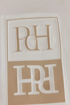 Pedro del Hierro T-Shirts-T-shirt logo relevo Branco