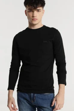 Lois T-Shirts-T-shirt manga comprida preto