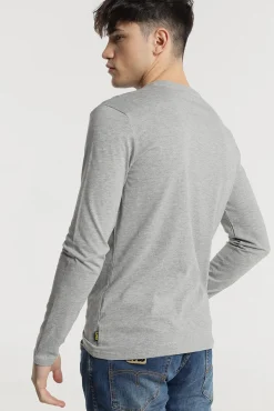 Lois T-Shirts-T-shirt manga comprida cinzento