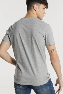 Lois T-Shirts-T-shirt manga curta cinzento