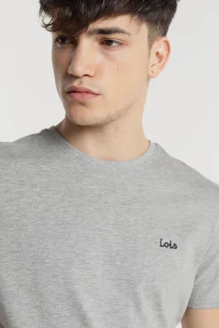Lois T-Shirts-T-shirt manga curta cinzento