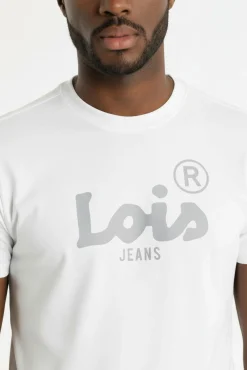 Lois T-Shirts-T-shirt manga curta branco