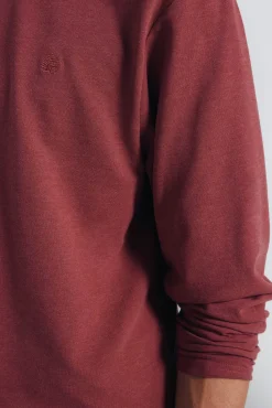 Springfield T-Shirts-T-shirt manga manga dupla mescla rosa