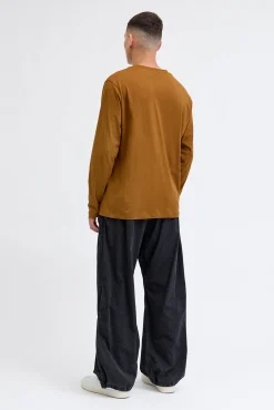 Jack & Jones T-Shirts-T-shirt manga Studio castanho