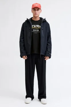 Jack & Jones T-Shirts-T-shirt manga Studio preto