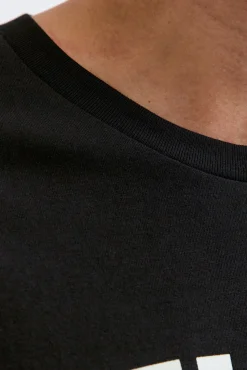 Jack & Jones T-Shirts-T-shirt manga Studio preto