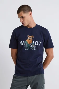 Williot T-Shirts-T-shirt piloto do Sr. Azul