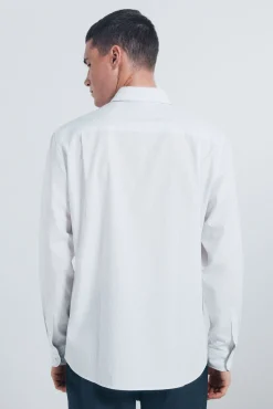 Springfield Camisas-T-shirt popelina riscas azul