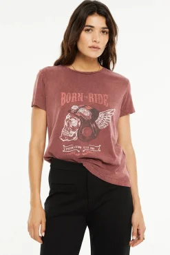 System Action T-Shirts-T-shirt posicional para motociclistas estampado