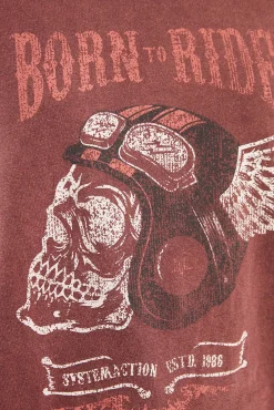 System Action T-Shirts-T-shirt posicional para motociclistas estampado