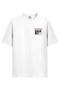 Jack & Jones T-Shirts-T-shirt pulp fiction branco