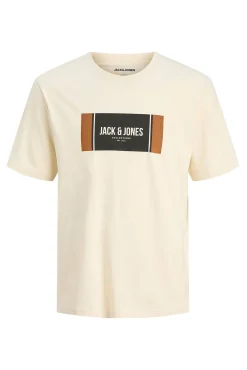 Jack & Jones PLUS T-Shirts-T-shirt Regular Fit branco