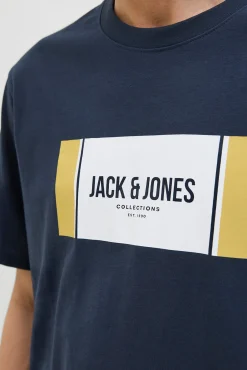 Jack & Jones PLUS T-Shirts-T-shirt Regular Fit azul