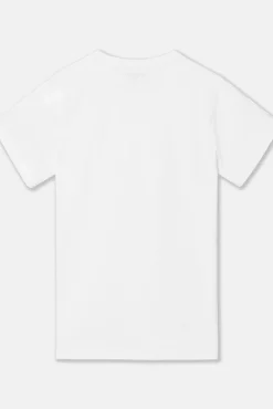 Silbon T-Shirts-T-shirt minilogo Branco