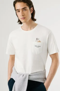 Pepe Jeans T-Shirts-T-shirt Thansen bege