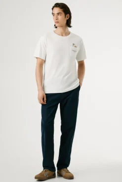 Pepe Jeans T-Shirts-T-shirt Thansen bege