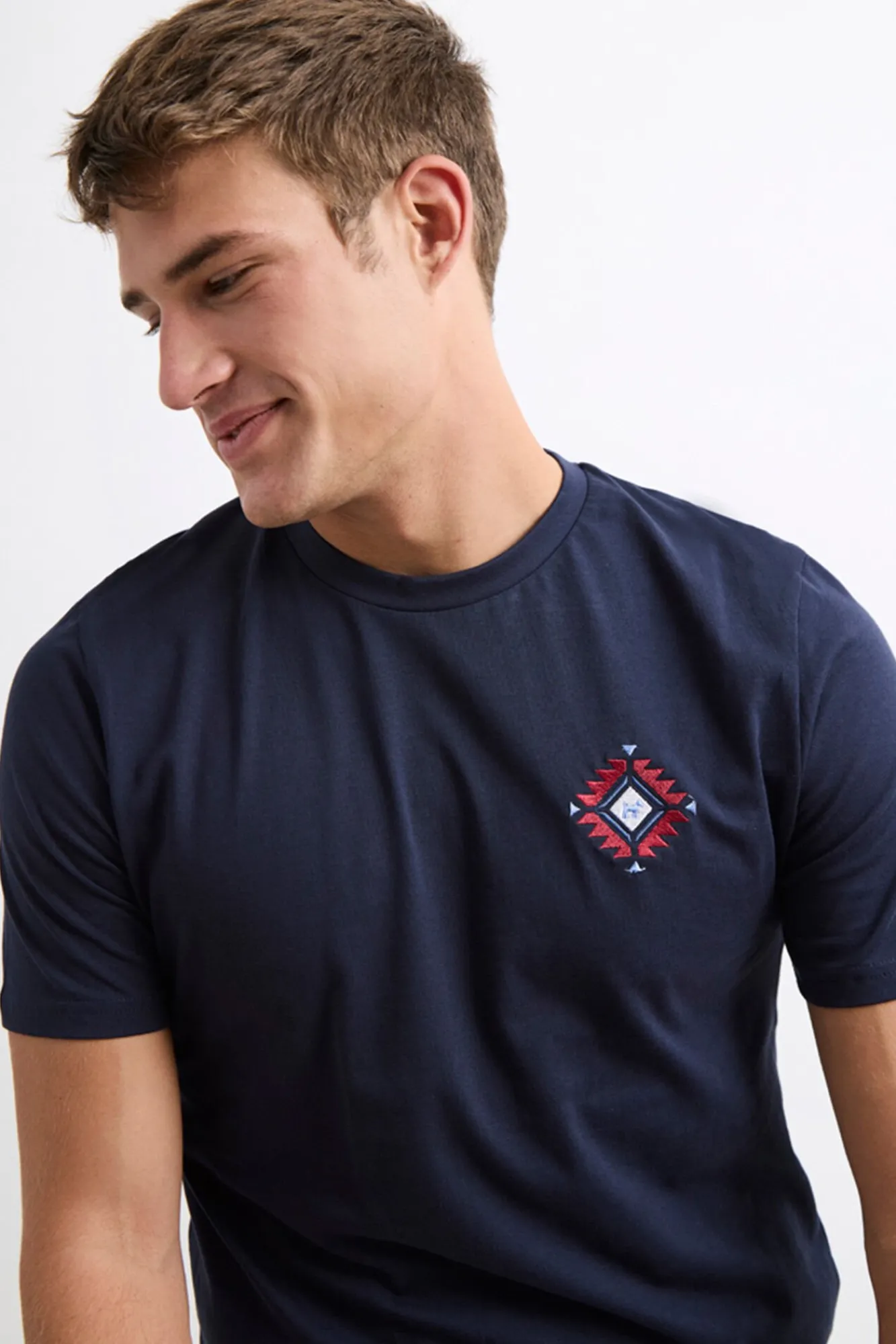 Williot T-Shirts-T-shirt étnica Azul