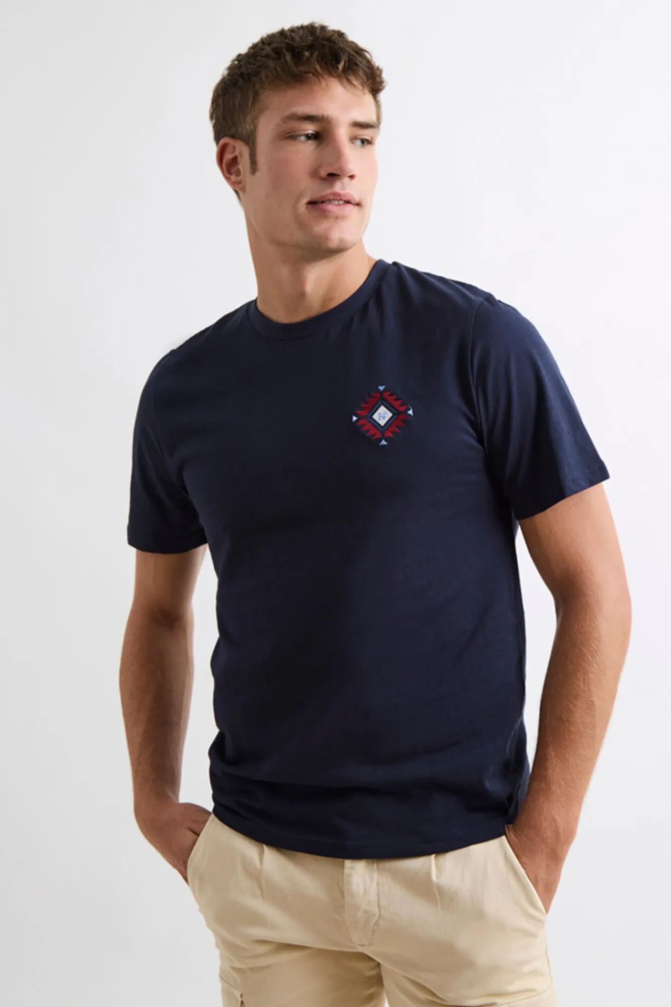 Williot T-Shirts-T-shirt étnica Azul