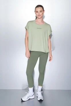 Dash and Stars T-Shirts-T-shirt extrassuave verde