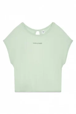 Dash and Stars T-Shirts-T-shirt extrassuave verde