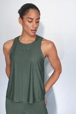 Dash and Stars T-Shirts-T-shirt halter verde