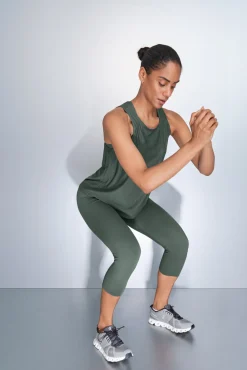 Dash and Stars T-Shirts-T-shirt halter verde