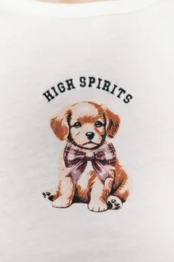 High Spirits T-Shirts-T-shirt Waggy bege