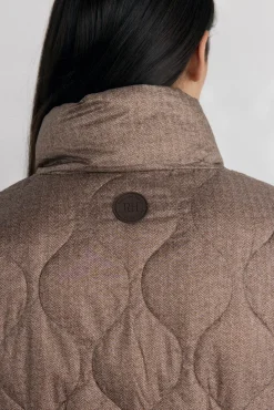 Pedro del Hierro Sobretudos|Casacos-Ultralight reversível estampado Marrom