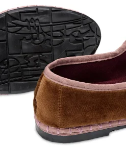 Flabelus Sabrinas|Rasos-Veludo Mary Jane Castanho