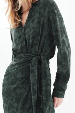 Caroll Vestidos-Vestido 100% viscose Verde