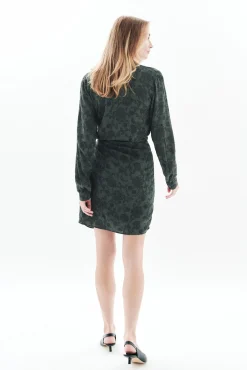 Caroll Vestidos-Vestido 100% viscose Verde