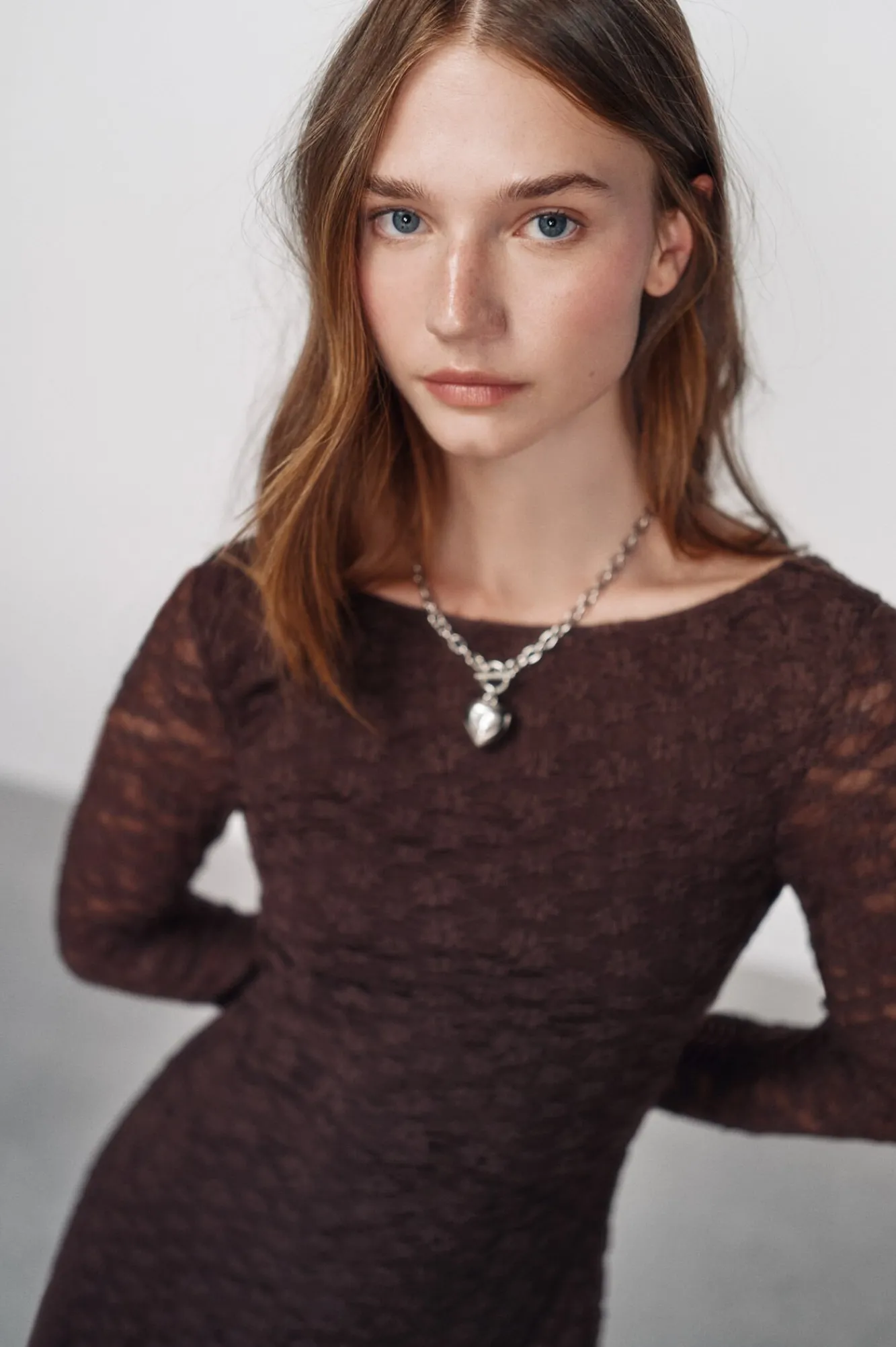 High Spirits Vestidos-Vestido Asym castanho