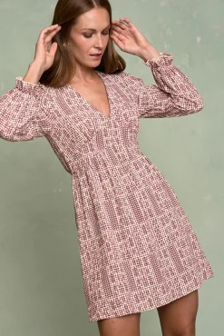 Polín Et Moi Vestidos-Vestido bordado Annecy Subiu