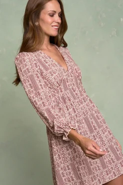 Polín Et Moi Vestidos-Vestido bordado Annecy Subiu