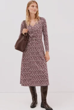 Cortefiel Vestidos-Vestido cinto Multicolorido