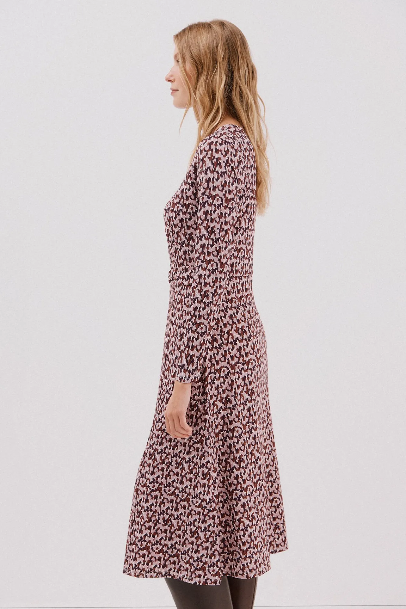 Cortefiel Vestidos-Vestido cinto Multicolorido