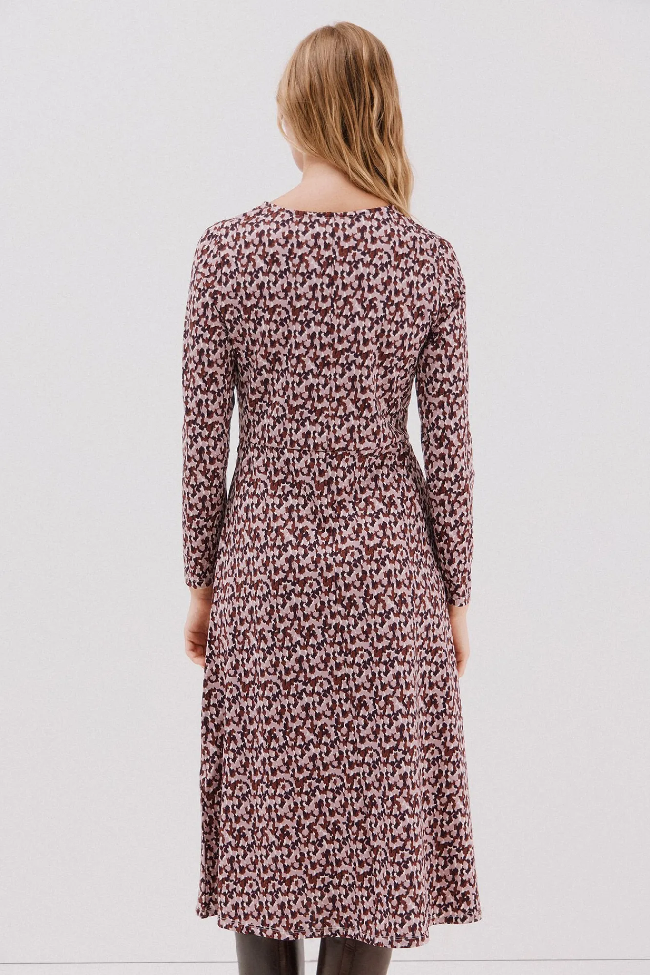 Cortefiel Vestidos-Vestido cinto Multicolorido