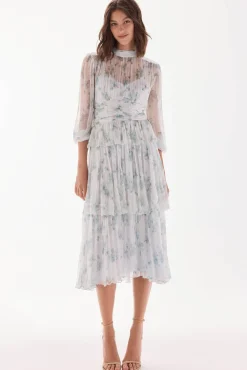 TFP by Tamara Falcó Vestidos-Vestido com babados Turquesa