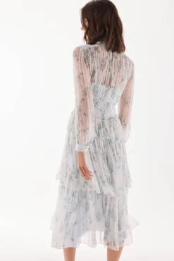 TFP by Tamara Falcó Vestidos-Vestido com babados Turquesa