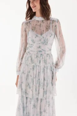 TFP by Tamara Falcó Vestidos-Vestido com babados Turquesa