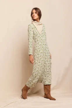 Slowlove Vestidos-Vestido comprido estampado Multicolorido