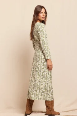 Slowlove Vestidos-Vestido comprido estampado Multicolorido