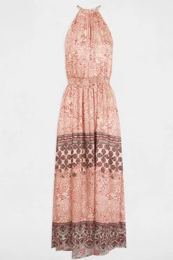 Morgan Vestidos-Vestido comprido reto estampado Multicolorido